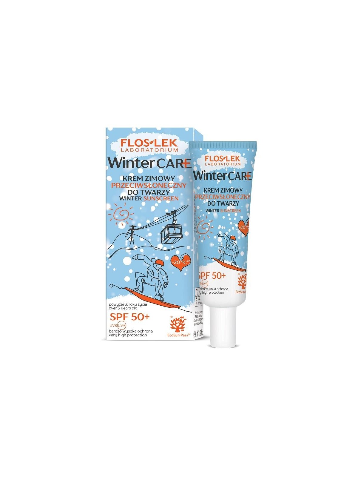 FLOSLEK Winter Care crema solare invernale SPF50 30ml