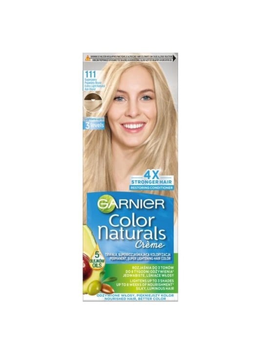 Tintura per capelli GARNIER Color Naturals 111 Biondo Cenere Super Chiaro