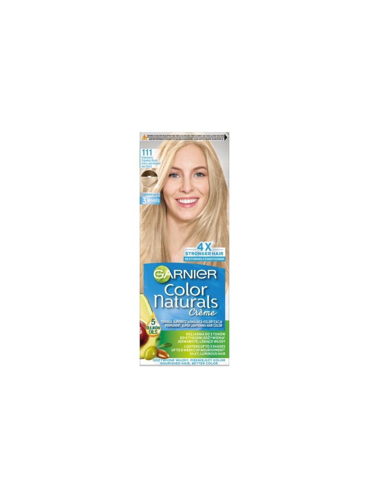 Tintura per capelli GARNIER Color Naturals 111 Biondo Cenere Super Chiaro