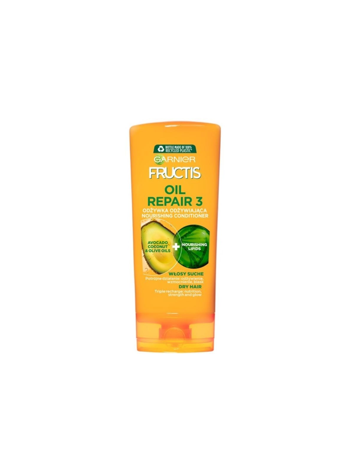 Balsamo GARNIER Fructis Oil Repair 3 per capelli secchi e fragili 200ml