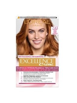 Tintura per capelli Excellence Creme 7.43 Biondo Rame-Dorato