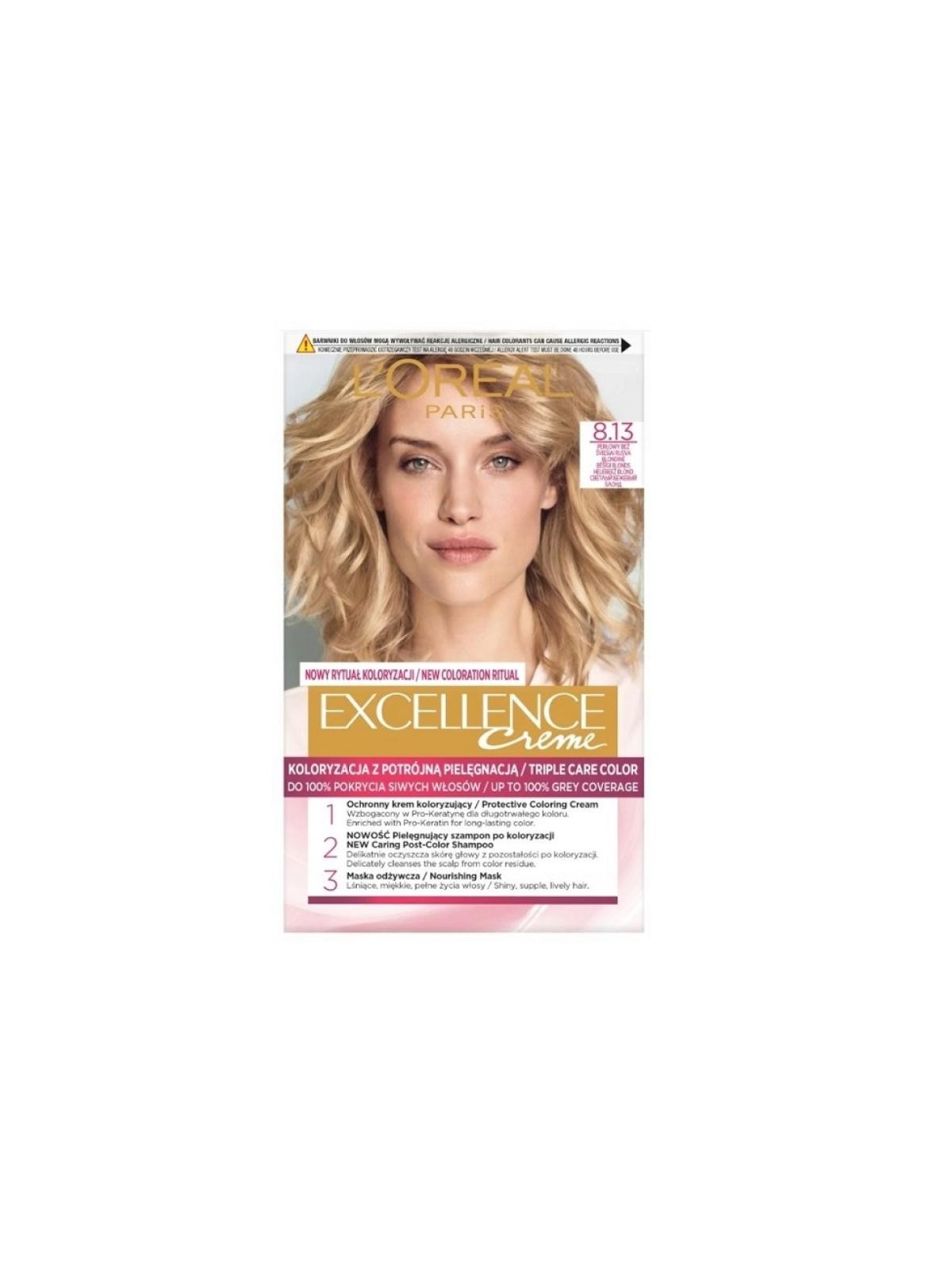 Tintura per capelli Excellence Creme 8.13 Beige Perla