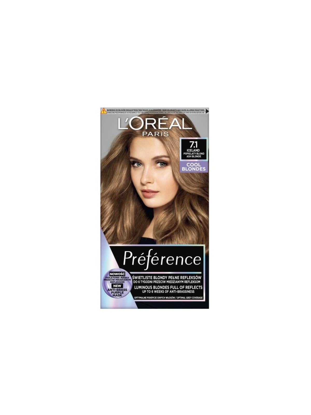 LOREAL Preference Hair Dye 71 Islande