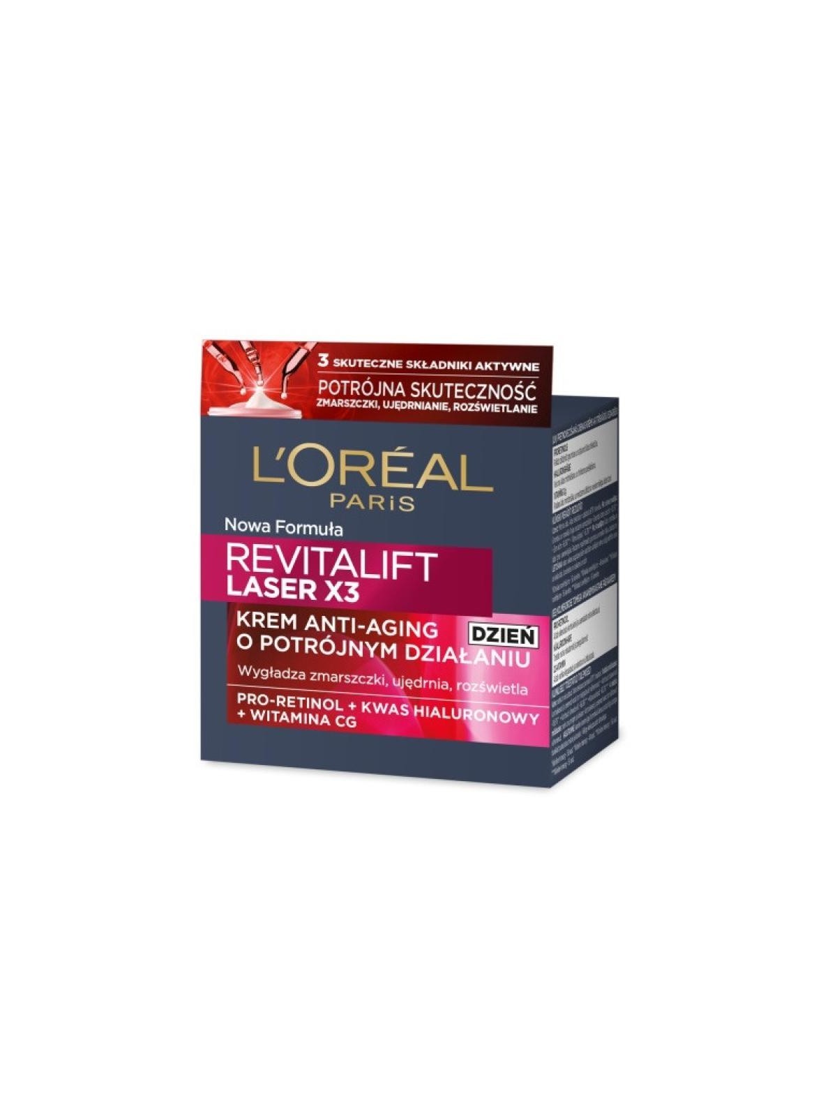 Crema giorno L'OREAL Revitalift Laser X3 50ml