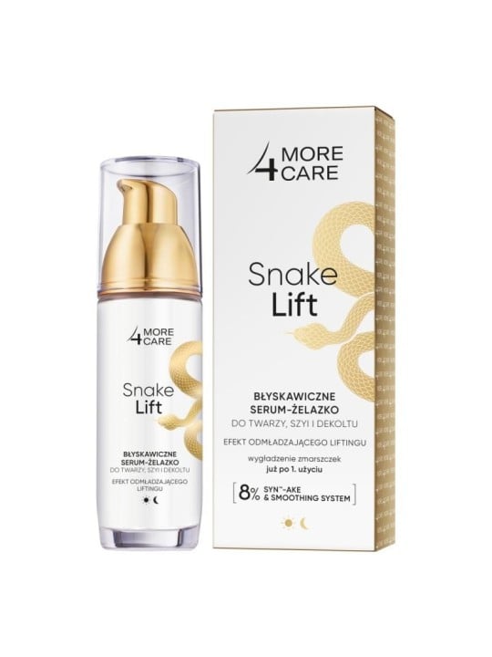 MORE4CARE Snake Lift sieroferro istantaneo per viso collo e dcollet 35ml