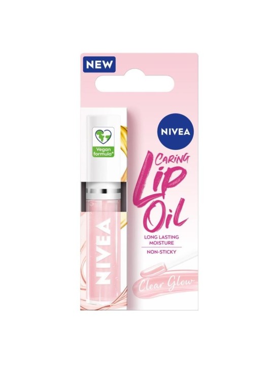 NIVEA Caring Lip Oil Clear Glow 55 ml