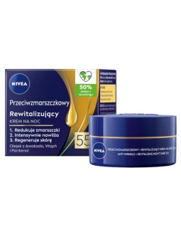 Crema viso antirughe  rivitalizzante notte 50ml