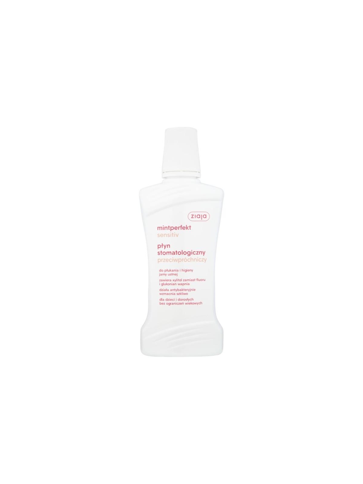 Liquido dentale anticarie ZIAJA Mintperfekt Sensitiv 500ml
