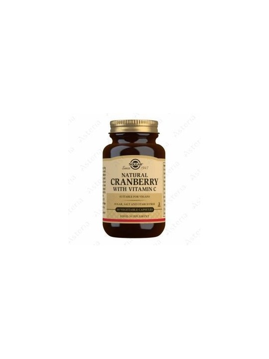 Solgar Mirtillo Rosso Naturale con Vitamina C Capsule Vegetali 60 Unisex