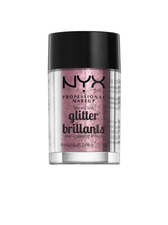 Nyx Professional Make Up GLITTER BRILLANTS viso e corpo rosa unisex