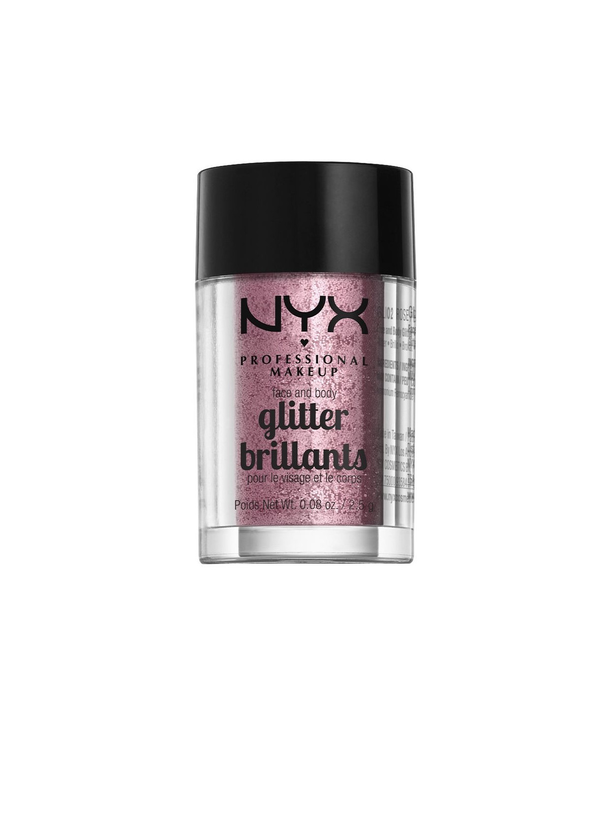 Nyx Professional Make Up GLITTER BRILLANTS viso e corpo rosa unisex