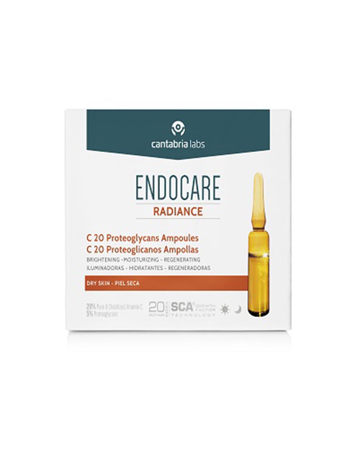 Endocare RADIANCE C20 PROTEOGLICANI fiale senza olio