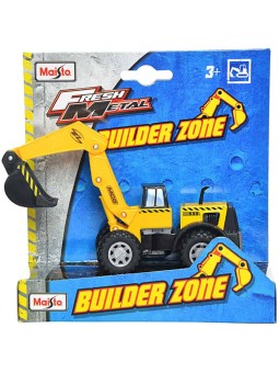 Maisto Fresh Metal Builder Zone Excavator Orange 1:24 3+ months
