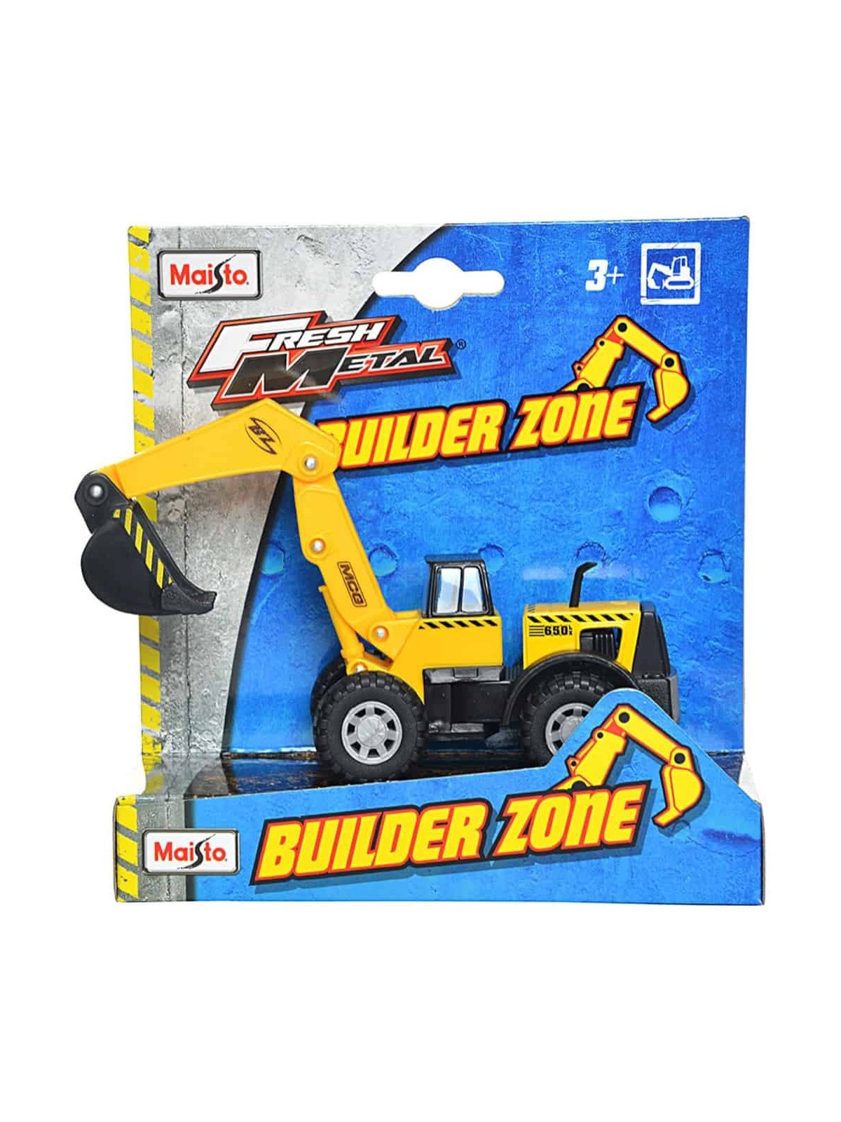Maisto Fresh Metal Builder Zone Excavator Orange 1:24 3+ months