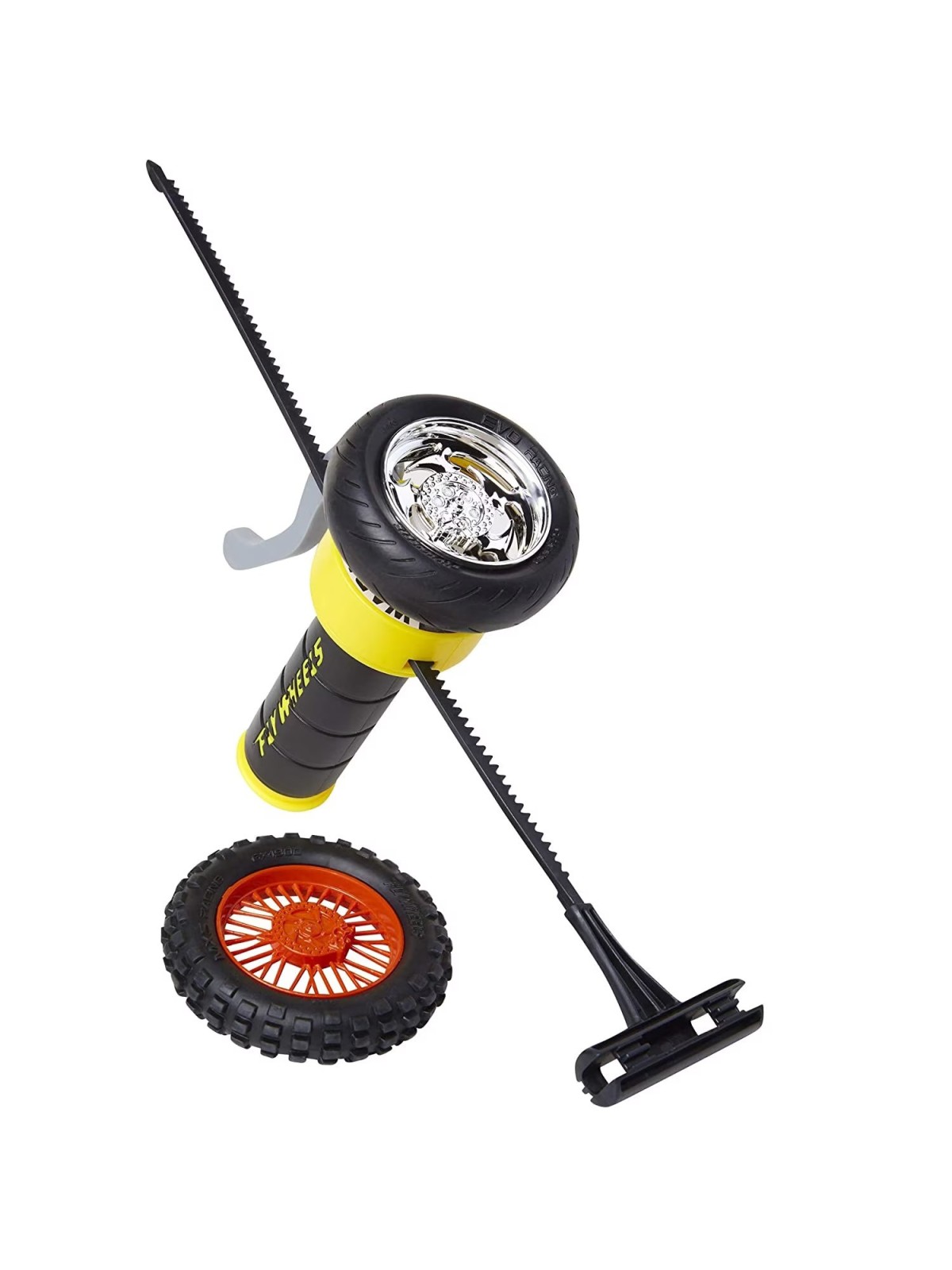 Jakks Pacific 1 Tyre + Ejector Street Shadow Jakks Pacific Fly Wheels Yellow For Boys