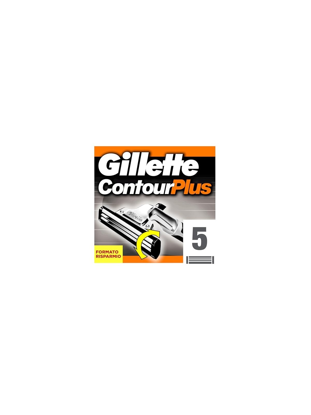 Gillette CONTOUR PLUS caricatore 5 ricambi unisex 5 ricambi