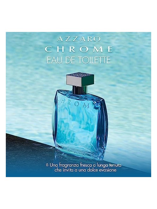 Azzaro Chrome eau de toilette Spray uomo 100ml