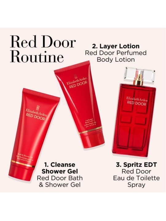 Elizabeth Arden Red Door eau de toilette Spray donna 100ml Elizabeth Arden www.essenzetotalstyle.com 