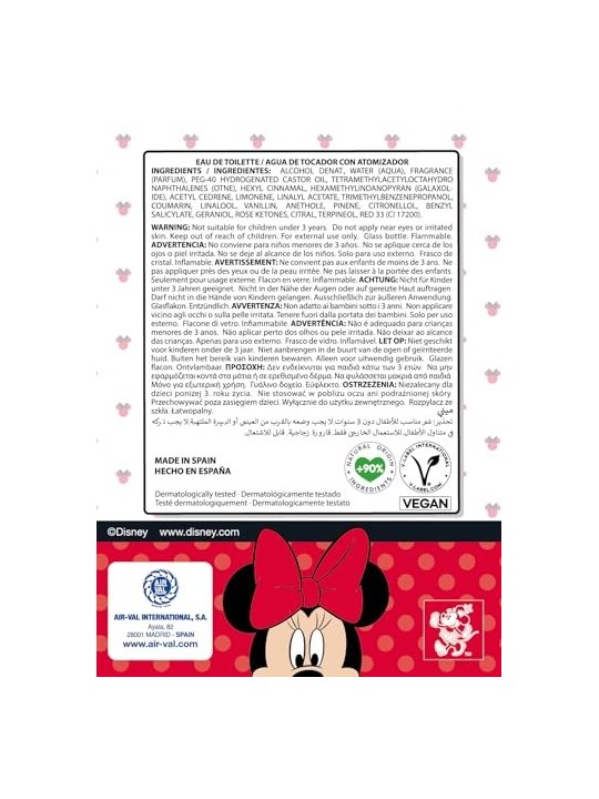 FRAGRANCES FOR CHILDREN DISNEY Minnie Mouse Eau de toilette Unisex 100ml