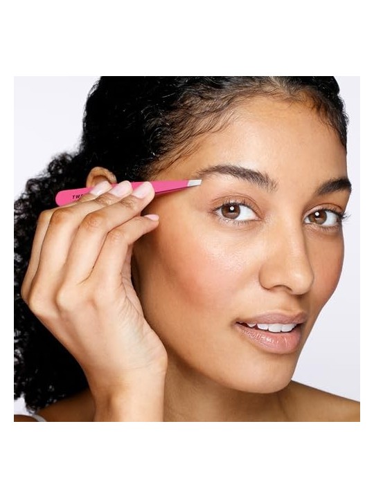 Tweezerman Pink Slant Tweezers for Women