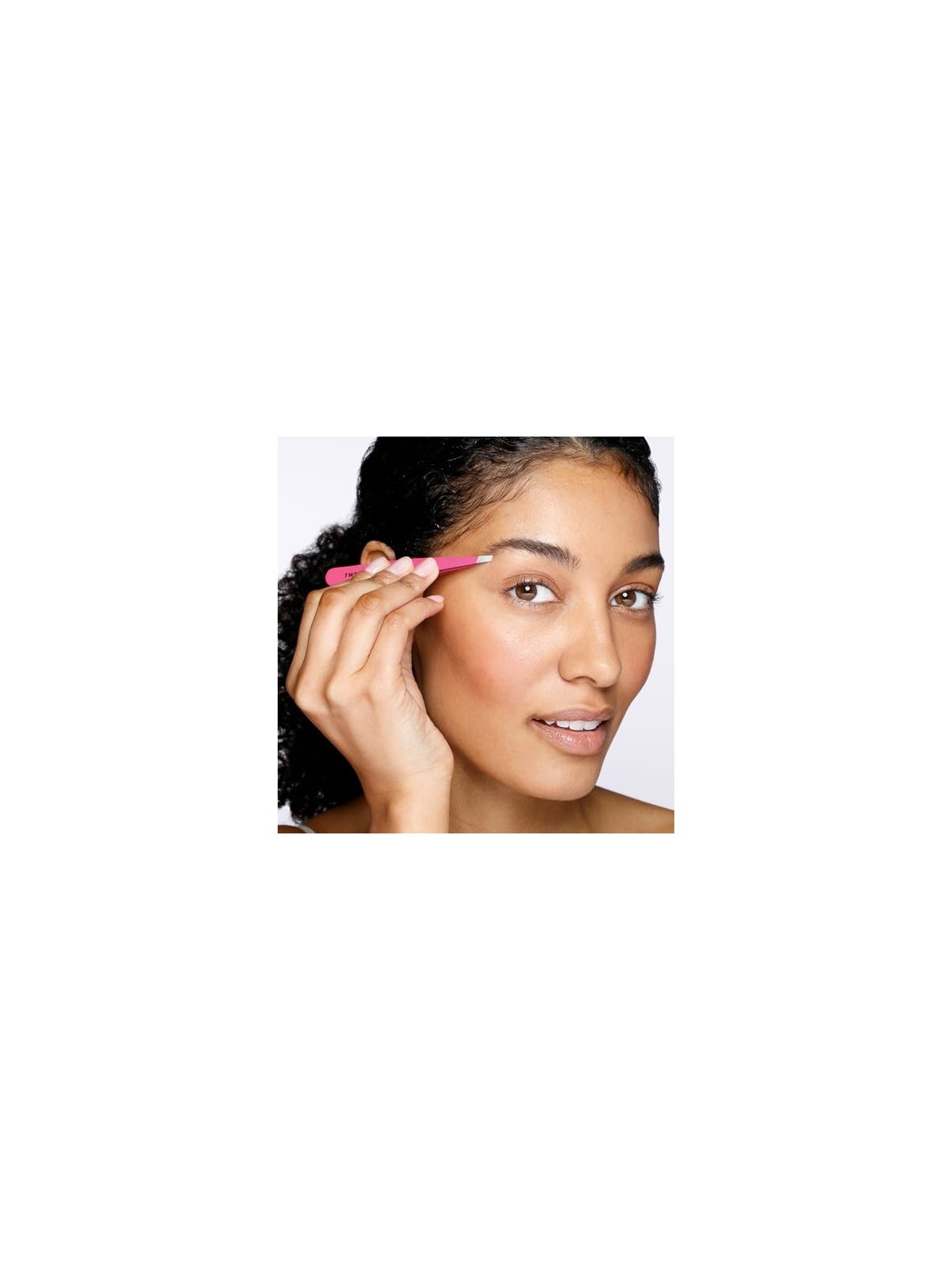 Tweezerman Pink Slant Tweezers for Women