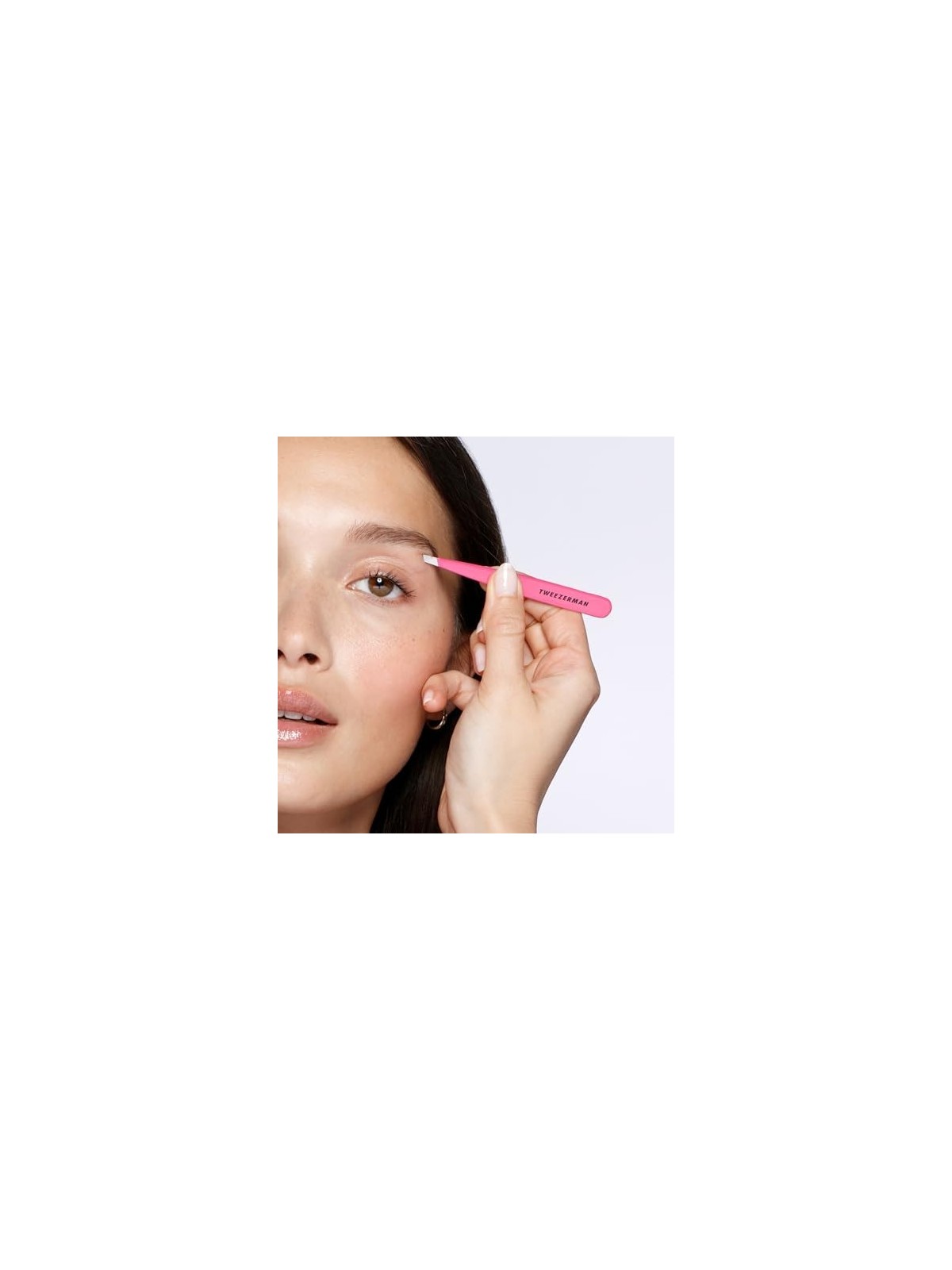 Tweezerman Pink Slant Tweezers for Women