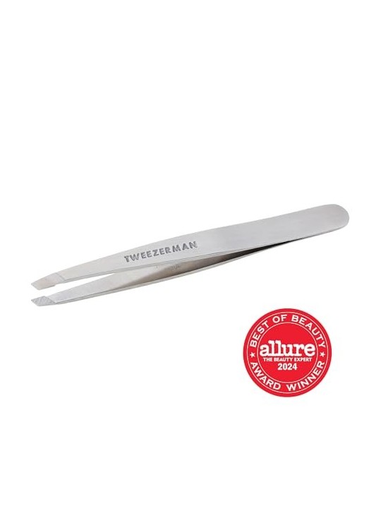 Tweezerman Stainless Steel Slant Tweezers for Women