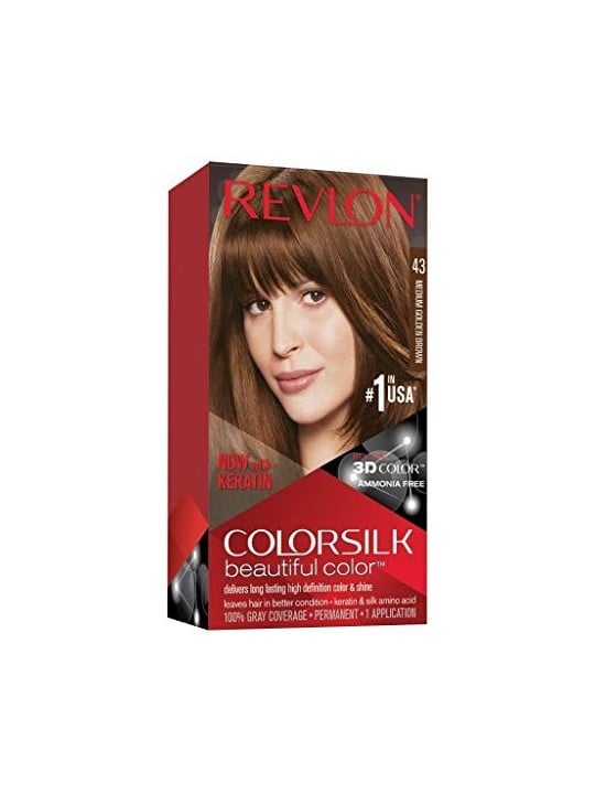 Revlon Professional Colorsilk Set Colori Belli Drkov sada 43 Medium Golden Brown donna