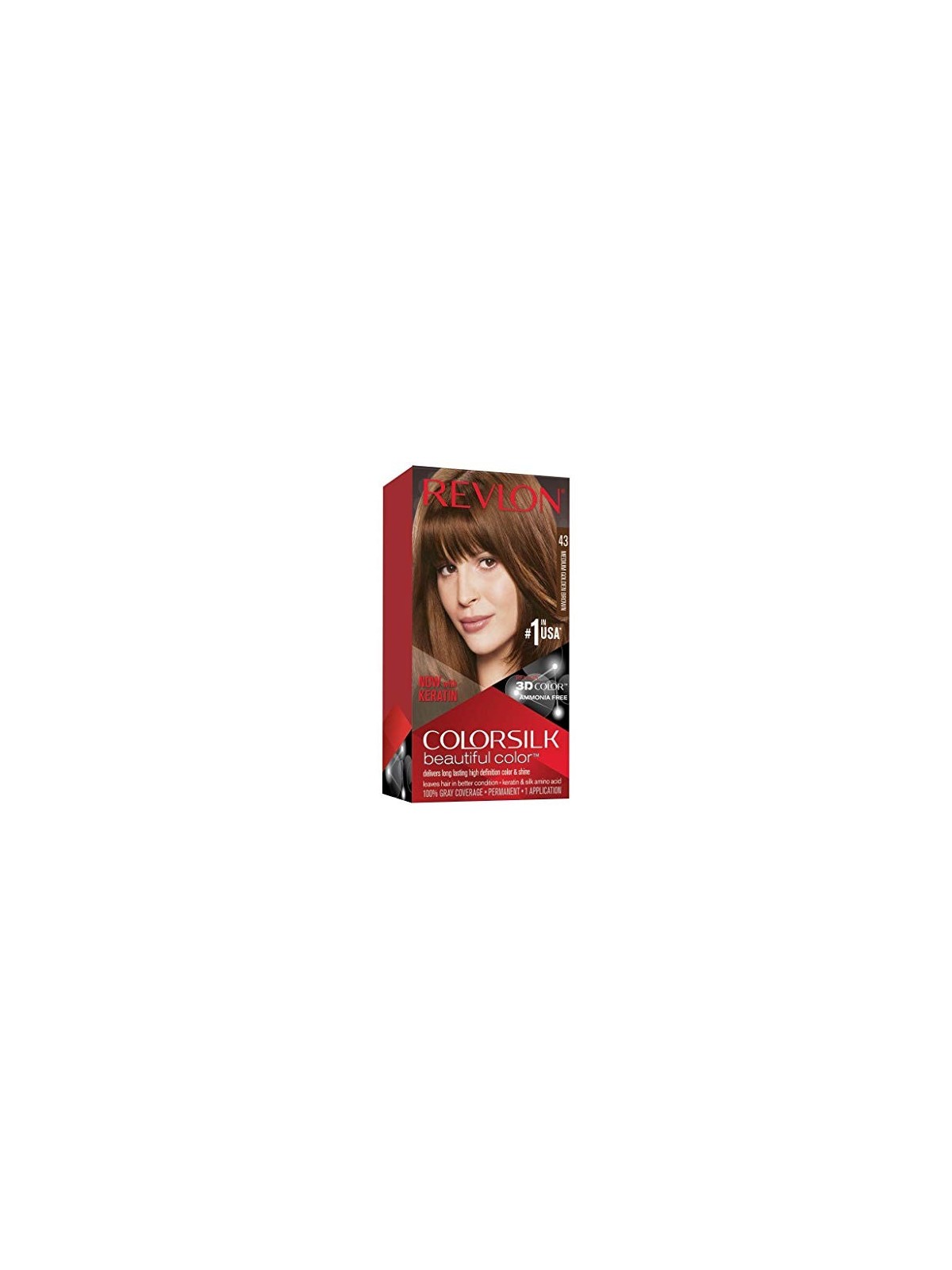Revlon Professional Colorsilk Set Colori Belli Drkov sada 43 Medium Golden Brown donna