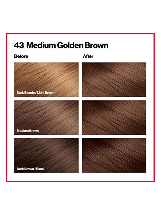 Revlon Professional Colorsilk Set Colori Belli Drkov sada 43 Medium Golden Brown donna
