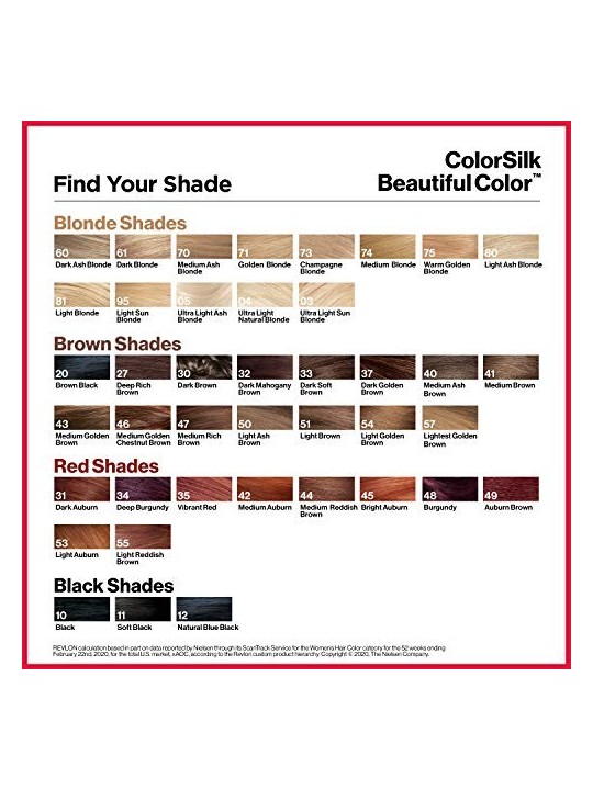 Revlon Professional Colorsilk Set Colori Belli Drkov sada 43 Medium Golden Brown donna