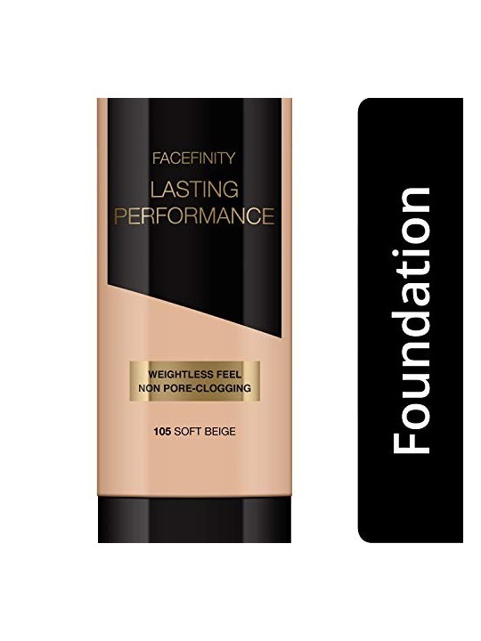 Max Factor Lasting Performance MakeUp Trucco a lunga tenuta 35 ml donna 105 Soft Beige