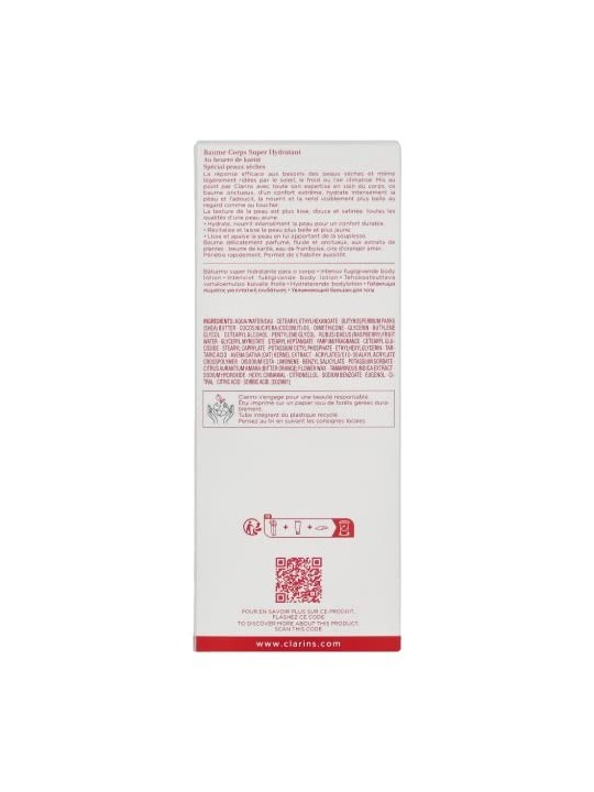 Clarins Lozione corpo super idratante Moisture-Rich Body Lotion 200ml donna Clarins www.essenzetotalstyle.com 