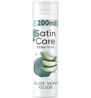 Gillette Satin Care Shave Aloe Vera Gel for Dry Skin