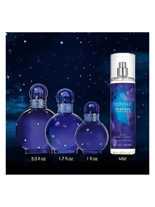 Britney Spears Eau de Parfum Fantasy di Mezzanotte Donna 50ml