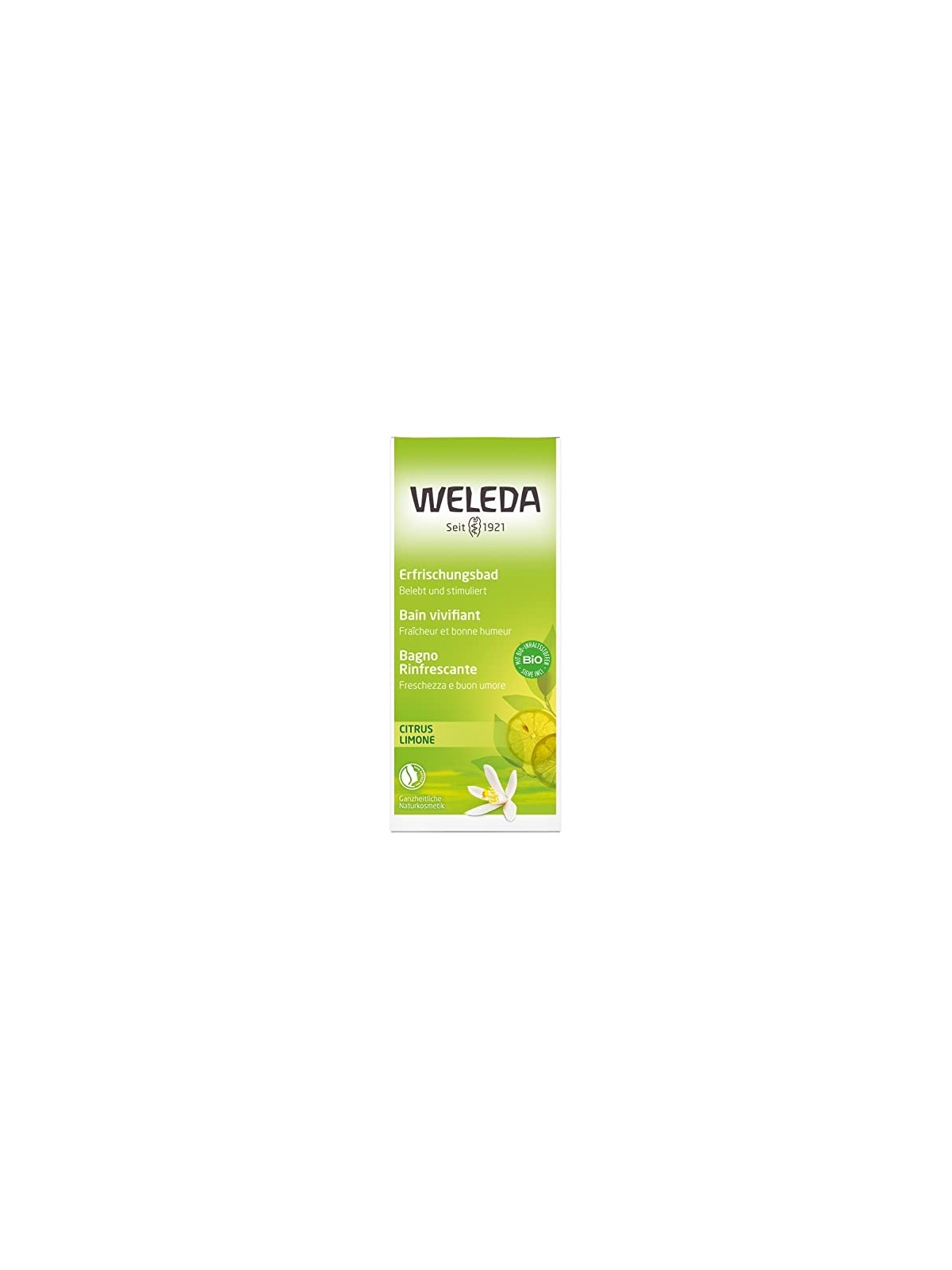 Bagno rinfrescante al limone Weleda 200ml