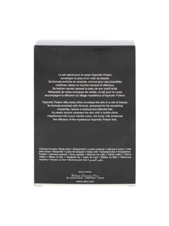 Dior Hypnotic Poison Body Lotion donna 200ml Silky Dior www.essenzetotalstyle.com 
