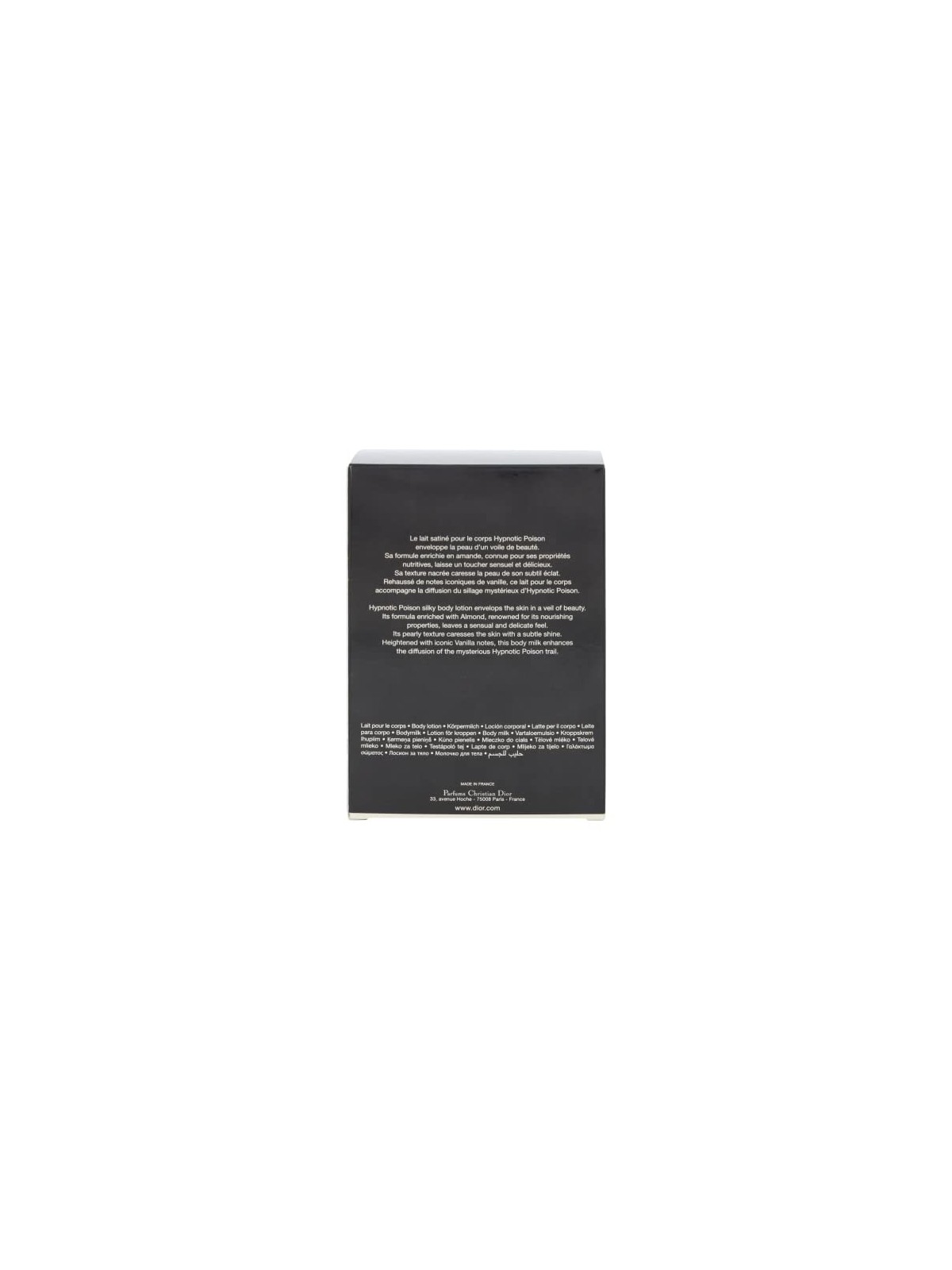 Dior Hypnotic Poison Body Lotion donna 200ml Silky Dior www.essenzetotalstyle.com 