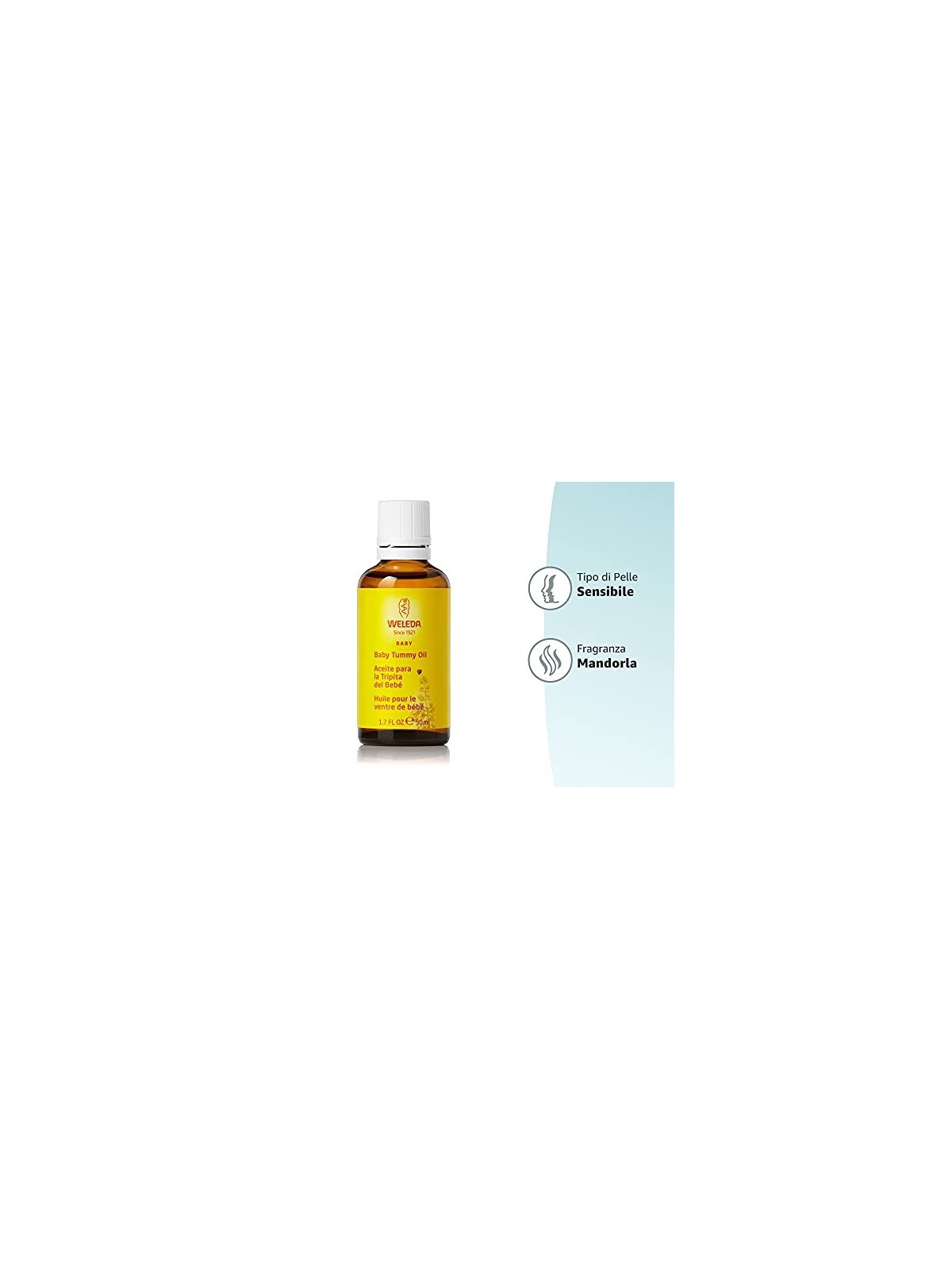 Olio per pancia neonati Weleda BEBï¿½ï¿½ 50ml