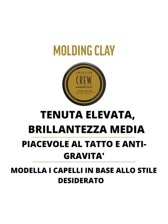 American Crew MOLDING CLAY Argilla Modellante 85 gr unisex