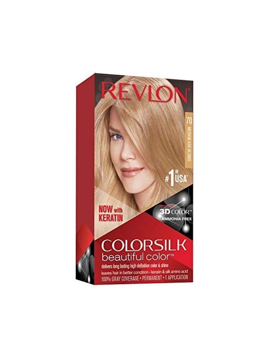 Tinta per capelli biondo cenere Revlon Professional Colorsilk 70