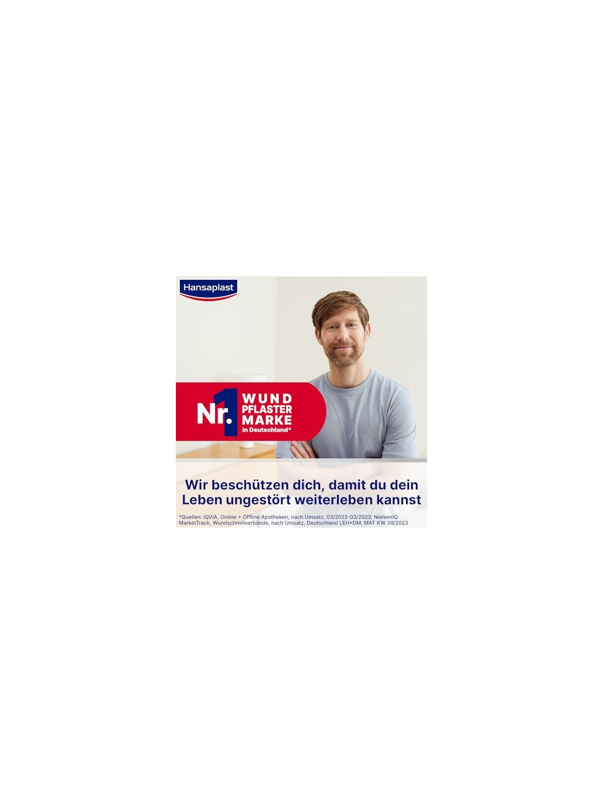 Hansaplast Benda Sensitiva 5mx25cm unisex