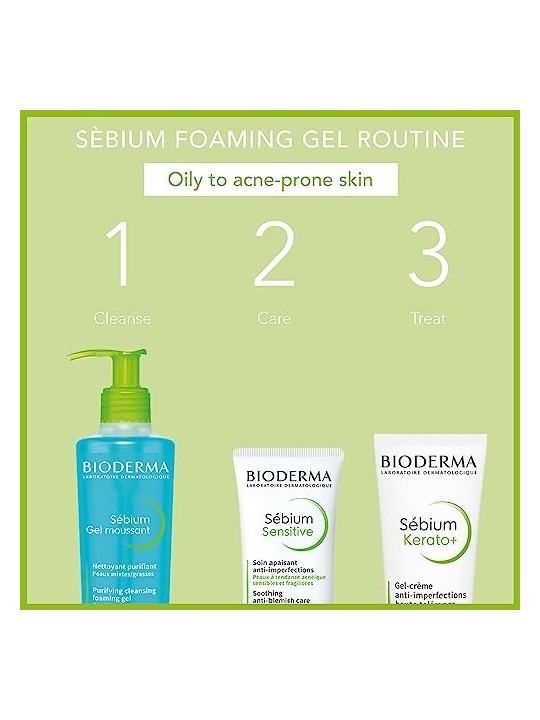 Bioderma Sebium Foaming Cleansing Gel 200ml
