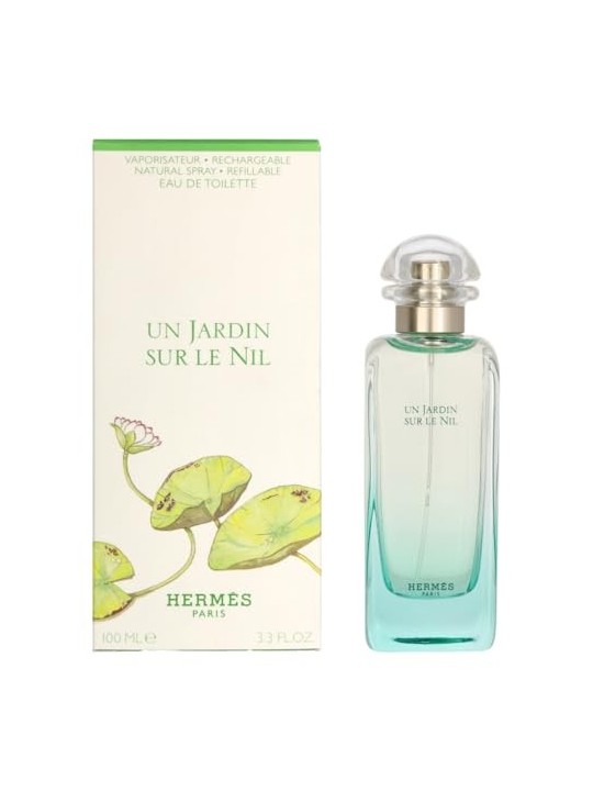 Hermes Un Jardin Sur Le Nil eau de toilette Spray unisex 100ml Refillable Hermes www.essenzetotalstyle.com 