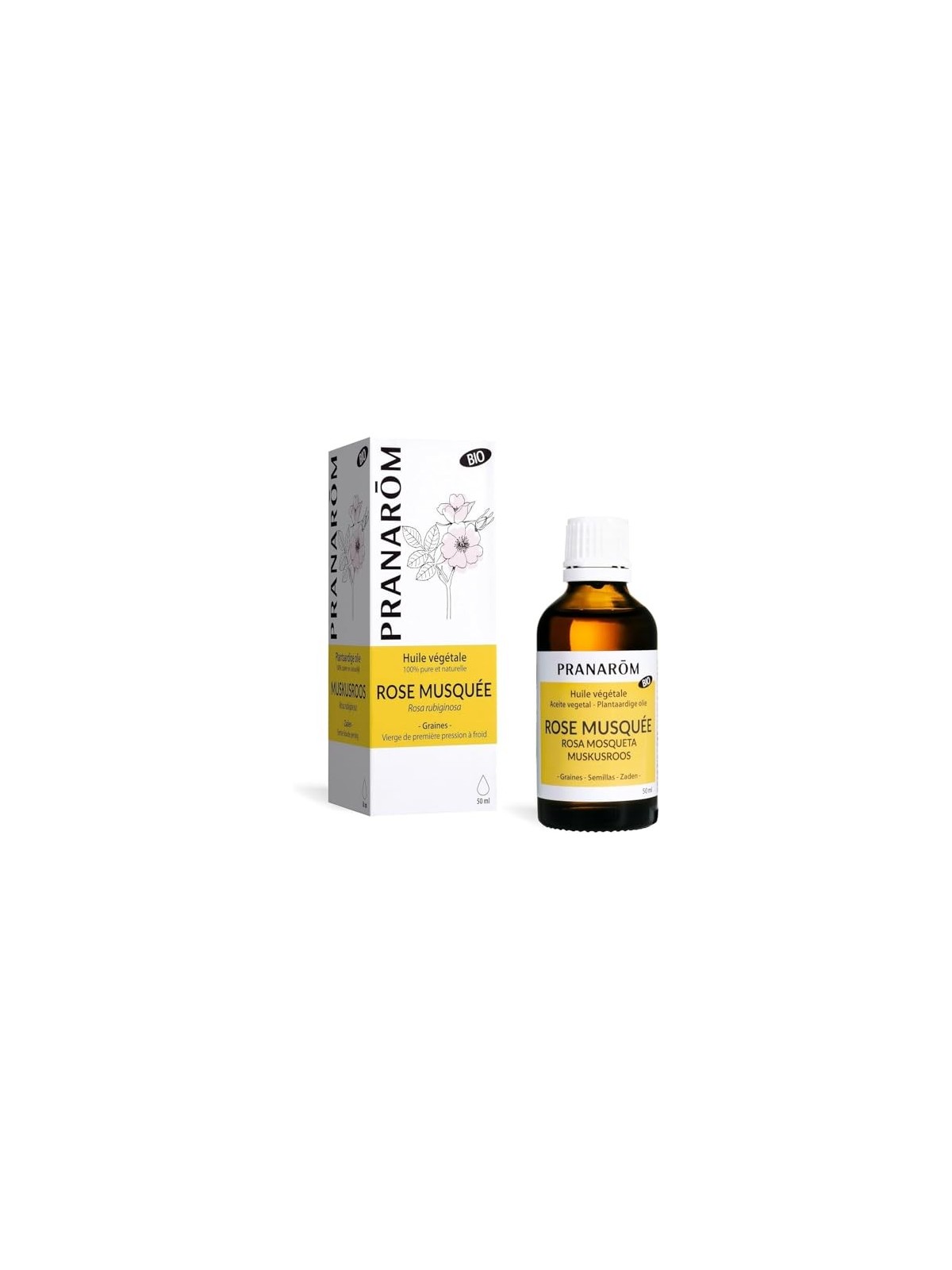 Olio di Rosa Mosqueta bio 50ml - Pranarï¿½ï¿½m