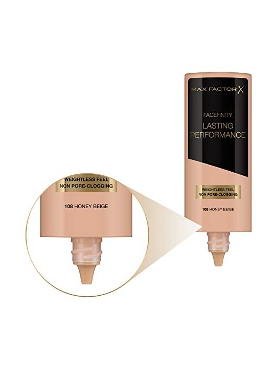 Max Factor Lasting Performance MakeUp Trucco a lunga tenuta 35 ml donna 108 Honey Beige