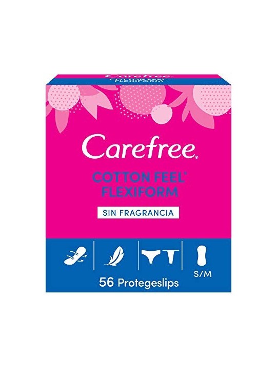 Carefree Normal Cotton - Proteggi Mutande Ultra-Sottili 56 unitï¿½ï¿½ Donna