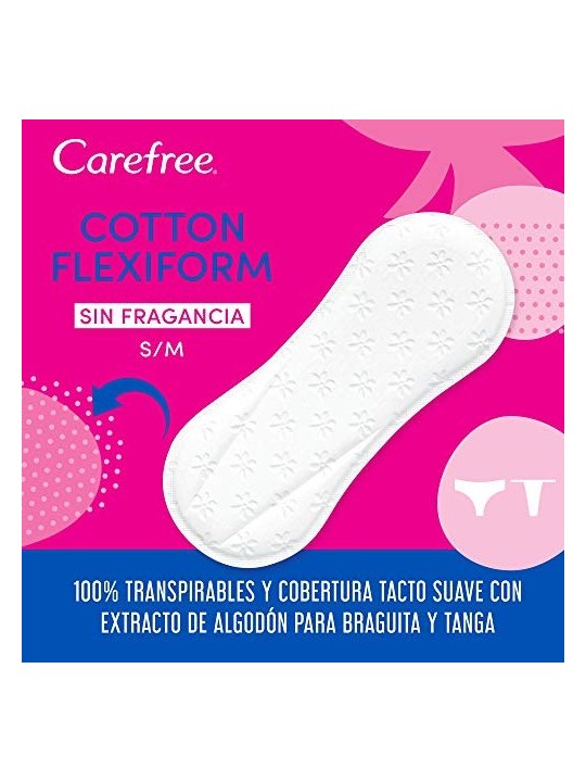Carefree Normal Cotton - Proteggi Mutande Ultra-Sottili 56 unitï¿½ï¿½ Donna