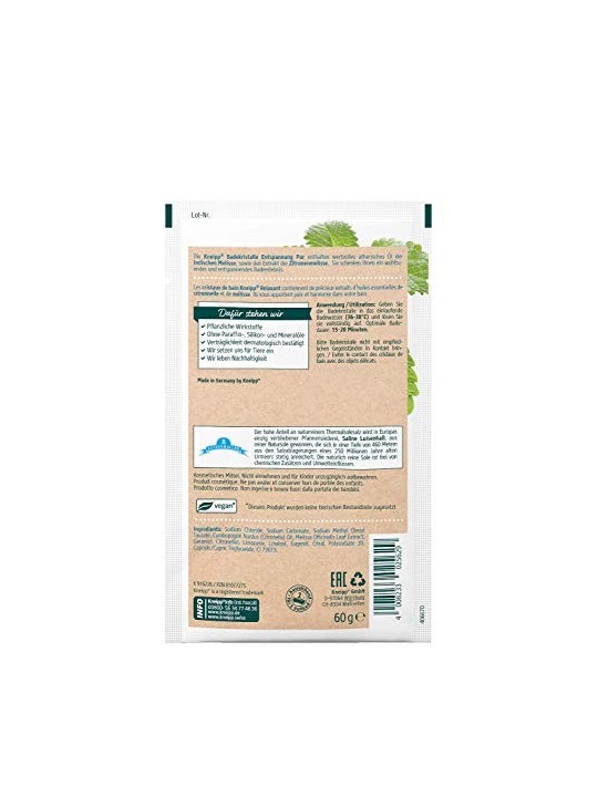 Balsamo sale bagno Volume 60 gr donna