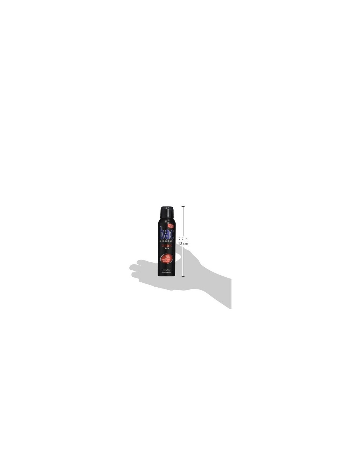 BAC Classic Men 24H Deospray - Deodorante uomo 150ml